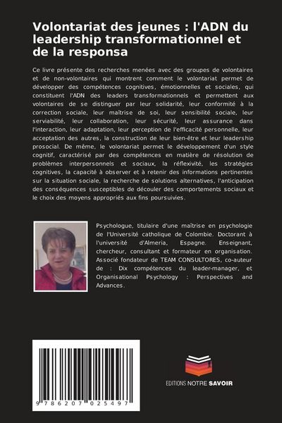 Produktbild: Volontariat des jeunes : l'ADN du leadership transformationnel et de la responsa