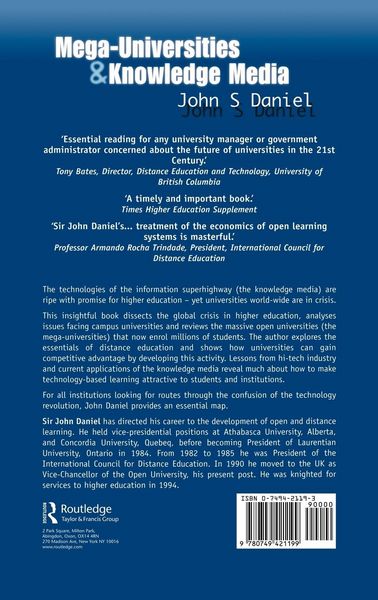 Produktbild: Mega-universities and Knowledge Media