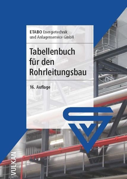 Produktbild: Tabellenbuch f&uuml;r den Rohrleitungsbau