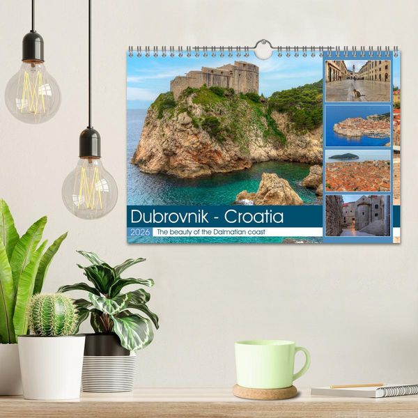 Produktbild: Dubrovnik - Croatia The beauty of the Dalmatian coast (Wall Calendar 2026 DIN A4 landscape), CALVENDO 12 Month Wall Calendar