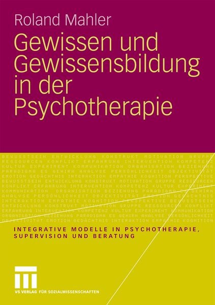 Produktbild: Gewissen und Gewissensbildung in der Psychotherapie