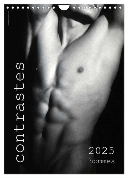 Contrastes hommes (Calendrier mural 2025 DIN A4 horizontal), CALVENDO calendrier mensuel