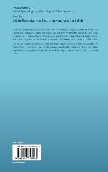 Produktbild: Debate Dynamics: How Controversy Improves Our Beliefs
