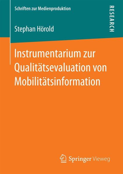 Produktbild: Instrumentarium zur Qualit&auml;tsevaluation von Mobilit&auml;tsinformation