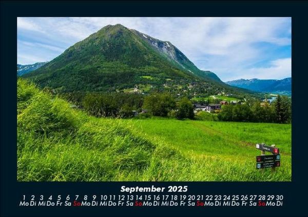Produktbild: Landschaftskalender 2025 Fotokalender DIN A5