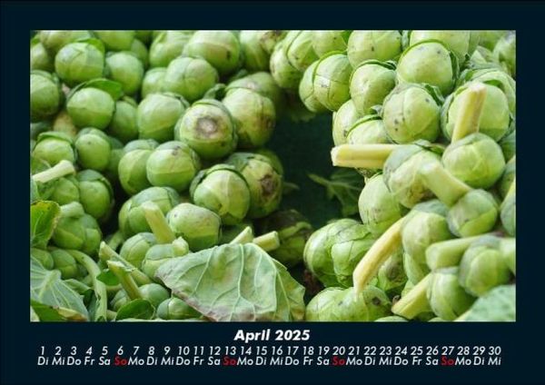 Produktbild: Gem&uuml;sekalender 2025 Fotokalender DIN A5