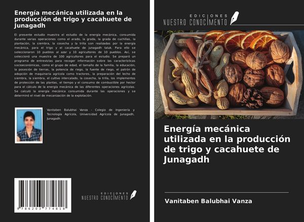 Produktbild: Energ&iacute;a mec&aacute;nica utilizada en la producci&oacute;n de trigo y cacahuete de Junagadh