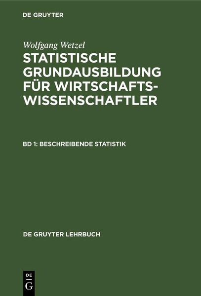 Produktbild: Beschreibende Statistik