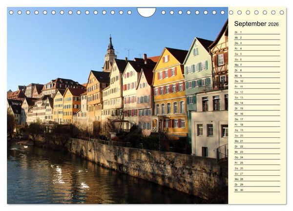 Produktbild: T&uuml;bingen erleben (Wandkalender 2026 DIN A4 quer), CALVENDO Monatskalender