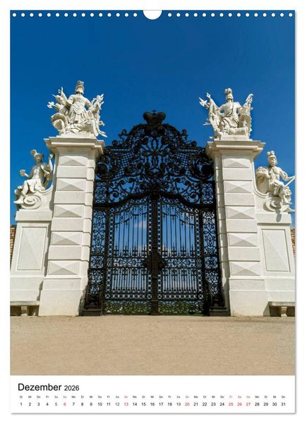 Produktbild: Schloss Hof &ndash; Die Perle unter den Marchfeldschl&ouml;ssern (Wandkalender 2026 DIN A3 hoch), CALVENDO Monatskalender