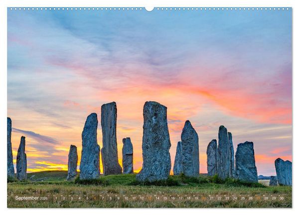 Produktbild: Von den Highlands zu den Hebriden (hochwertiger Premium Wandkalender 2026 DIN A2 quer), Kunstdruck in Hochglanz