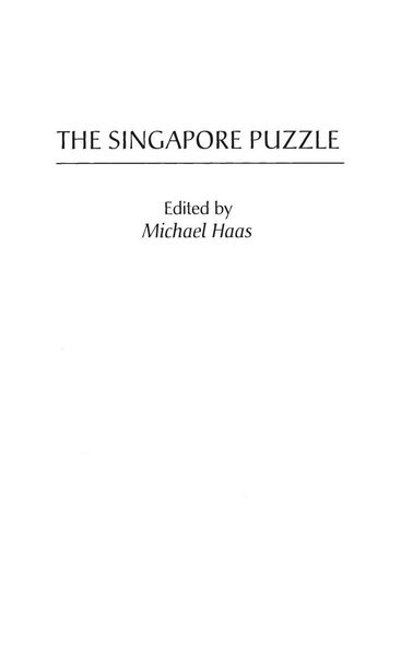 Produktbild: The Singapore Puzzle