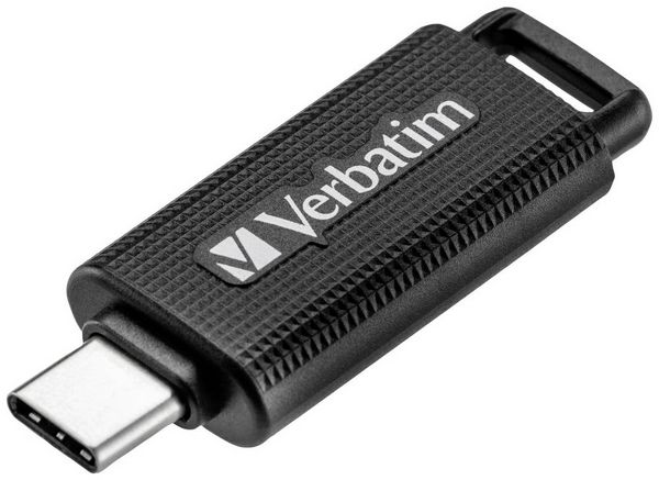 Produktbild: Verbatim Store 'n' Go USB-C&reg; USB-Stick 64GB Schwarz 49458 USB-C&reg; (USB 3.2 Gen 1)