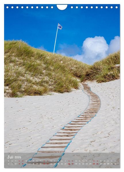Produktbild: Nordfriesland, Zwischen St. Peter Ording und Sylt (Wandkalender 2026 DIN A4 hoch), CALVENDO Monatskalender