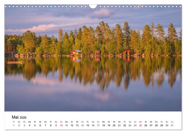 Produktbild: Schwedischer Sommer in V&auml;rmland (Wandkalender 2026 DIN A3 quer), CALVENDO Monatskalender