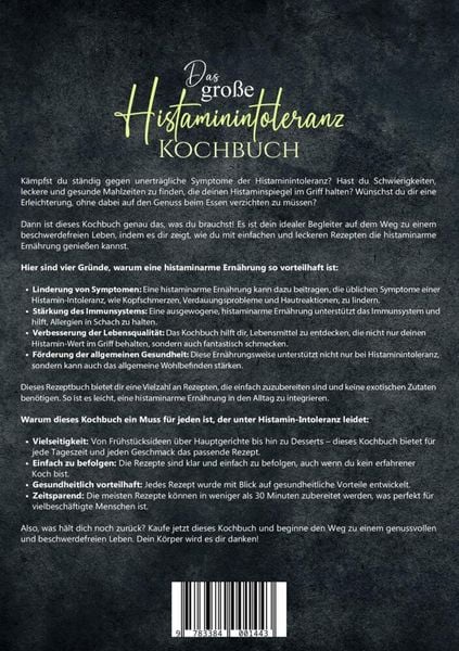 Produktbild: Das gro&szlig;e Histaminintoleranz Kochbuch