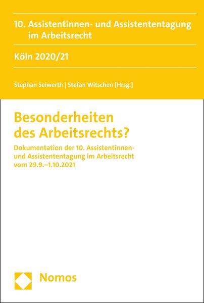 Produktbild: Besonderheiten des Arbeitsrechts?