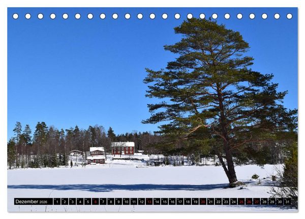 Produktbild: Reiseland Schweden (Tischkalender 2026 DIN A5 quer), CALVENDO Monatskalender
