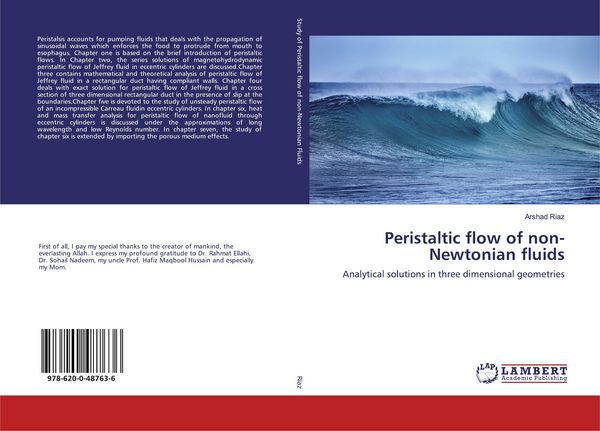 Produktbild: Peristaltic flow of non-Newtonian fluids