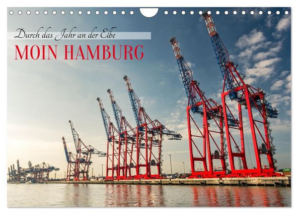 Produktbild: Moin Hamburg - Durch das Jahr an der Elbe (Wandkalender 2026 DIN A4 quer), CALVENDO Monatskalender