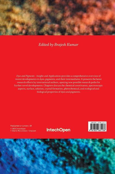 Produktbild: Dyes and Pigments - Insights and Applications