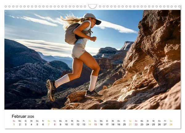 Produktbild: Trailrunning Power (Wandkalender 2026 DIN A3 quer), CALVENDO Monatskalender