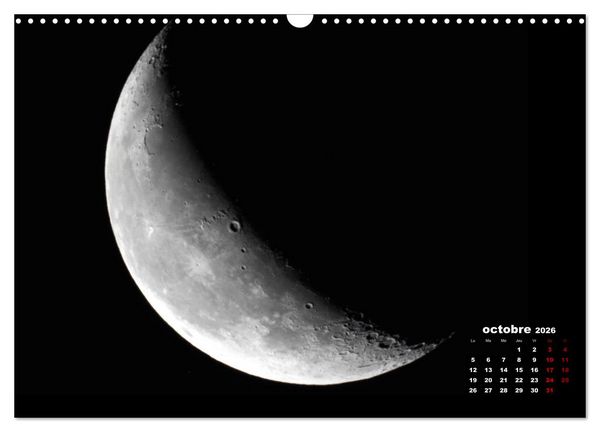 Produktbild: Phases de la lune (Calendrier mural 2026 DIN A3 vertical), CALVENDO calendrier mensuel