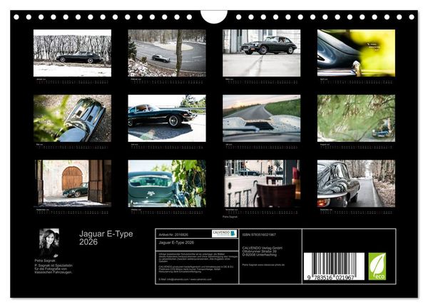 Produktbild: Jaguar E-Type 2026 (Wandkalender 2026 DIN A4 quer), CALVENDO Monatskalender
