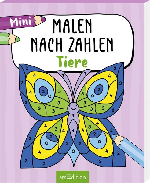 Malen nach Zahlen Mini – Tiere, Taschenbuch von , arsedition, 978-3-8458-6959-9