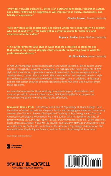 Produktbild: APA Style Simplified HB