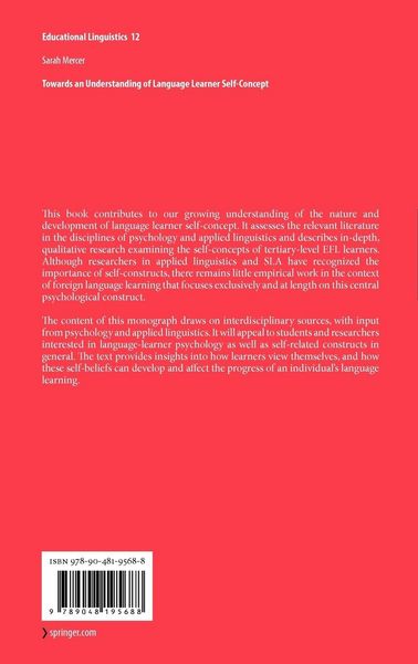 Produktbild: Towards an Understanding of Language Learner Self-Concept