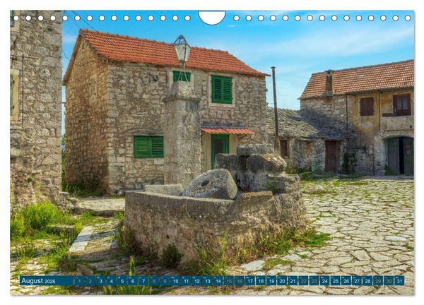 Produktbild: Insel Hvar - Der sonnigste Platz der Adria (Wandkalender 2026 DIN A4 quer), CALVENDO Monatskalender