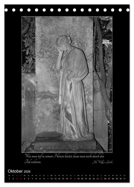 Produktbild: S&uuml;dfriedhof Leipzig (Tischkalender 2026 DIN A5 hoch), CALVENDO Monatskalender