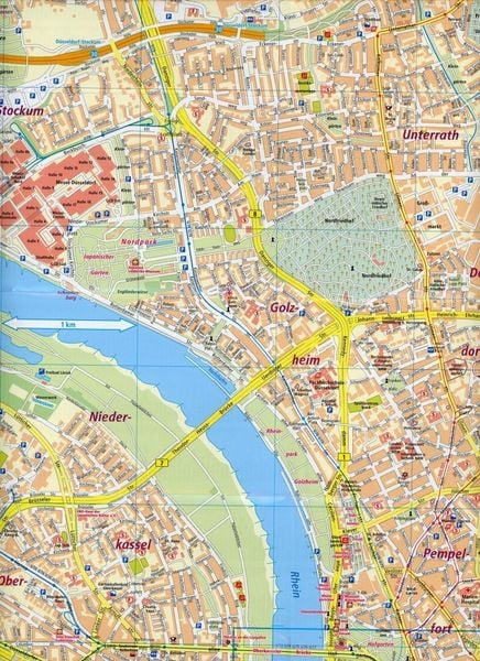 Produktbild: Publicpress Stadtplan D&uuml;sseldorf 1:16.000