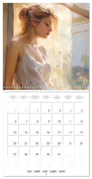 Produktbild: Delicate emotions (Wall Calendar 2026 12 &times; 12 Inch) CALVENDO 12 Month Wall Calendar
