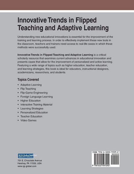 Produktbild: Innovative Trends in Flipped Teaching and Adaptive Learning