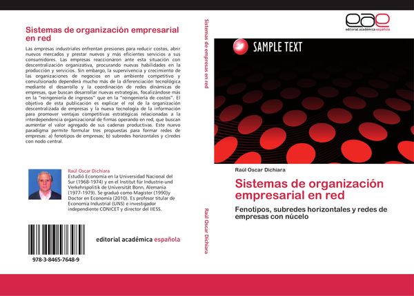 Produktbild: Sistemas de organizaci&oacute;n empresarial en red