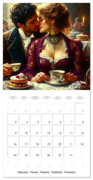 Produktbild: Teatime for two (Wall Calendar 2026 12 &times; 12 Inch) CALVENDO 12 Month Wall Calendar