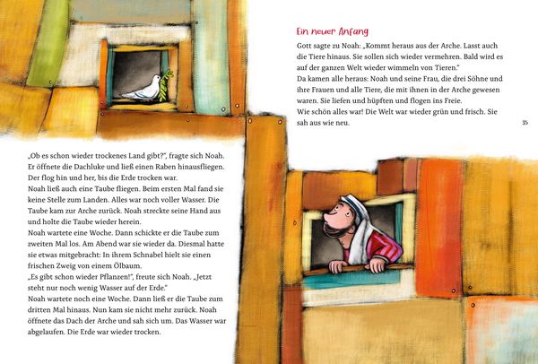Produktbild: Die bunte Kinderbibel f&uuml;r dich. Farbenfroh illustrierte Bibel mit den wichtigen Bibelstellen. Spielerisch den Glauben entdecken: Christliche Kindergeschichten f&uuml;r Erstleser ab 6 Jahren