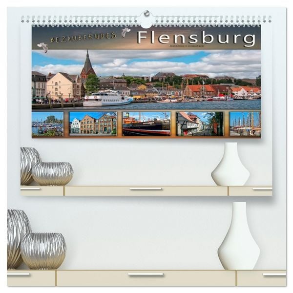 Produktbild: Bezauberndes Flensburg (hochwertiger Premium Wandkalender 2026 DIN A2 quer), Kunstdruck in Hochglanz