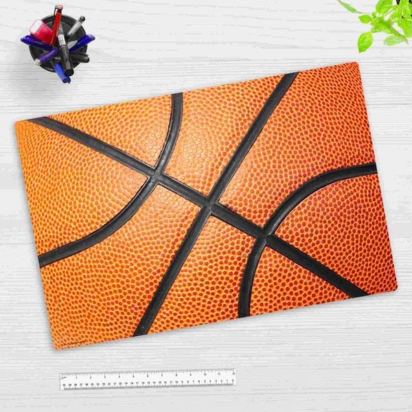Produktbild: Cover-your-desk Schreibtischunterlage f&uuml;r Kinder und Erwachsene Basketball, aus hochwertigem Vinyl , 60 x 40 cm