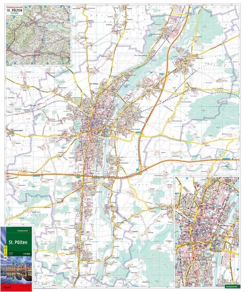 Produktbild: freytag & berndt Stadtplan St. P&ouml;lten 1:15.000