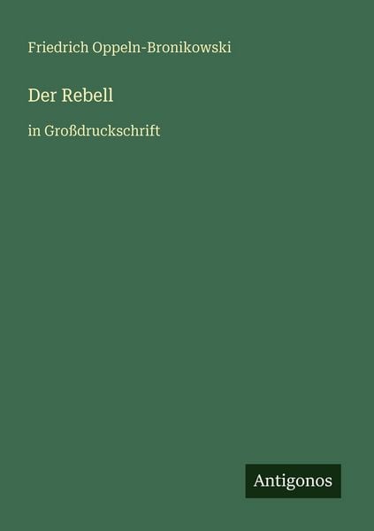 Produktbild: Der Rebell