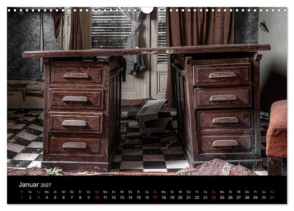 Produktbild: Geheimnisvolle Orte - Lost Places (Wandkalender 2027 DIN A3 quer), CALVENDO Monatskalender