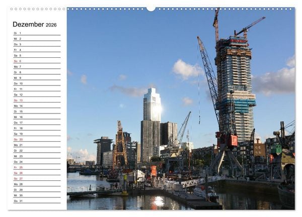 Produktbild: Holl&auml;ndische Architektur Geburtstagskalender (hochwertiger Premium Wandkalender 2026 DIN A2 quer), Kunstdruck in Hochglanz