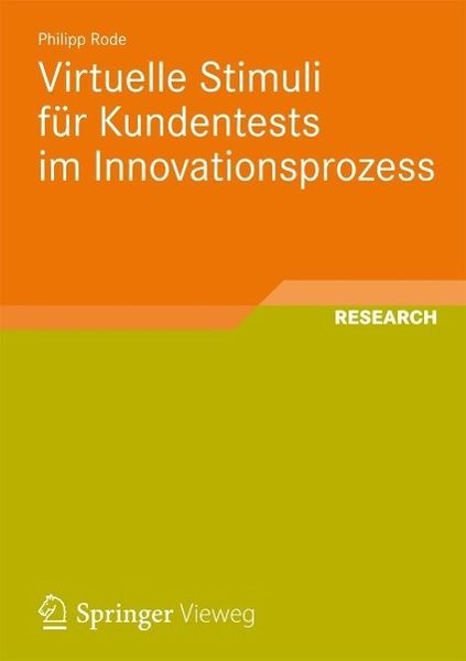 Produktbild: Virtuelle Stimuli f&uuml;r Kundentests im Innovationsprozess