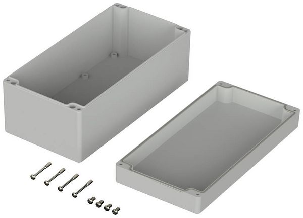 Produktbild: Bopla EUROMAS M 242 VO 02242094 Industrie-Geh&auml;use 240 x 120 x 100 Polycarbonat V0 Lichtgrau (RAL 7035) 1 St.
