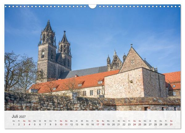 Produktbild: Magdeburg - Landeshauptstadt Sachsen-Anhalts (Wandkalender 2027 DIN A3 quer), CALVENDO Monatskalender