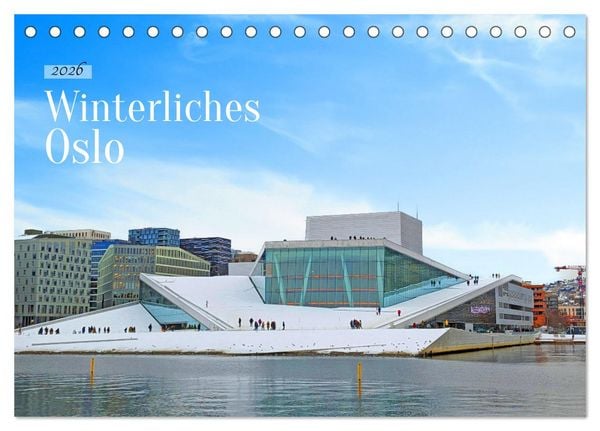 Produktbild: Winterliches Oslo (Tischkalender 2026 DIN A5 quer), CALVENDO Monatskalender