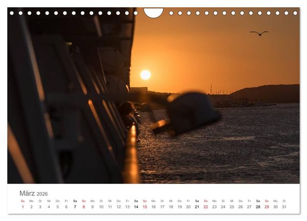 Produktbild: Kreuzfahrten 2026 (Wandkalender 2026 DIN A4 quer), CALVENDO Monatskalender
